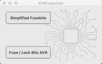 AVRFusesCalc 1.0 : Main window
