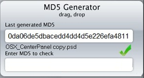 MD5Generator 1.0 : Main image
