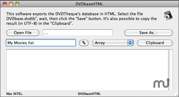 DVDbaseHTML 1.0 : Main image