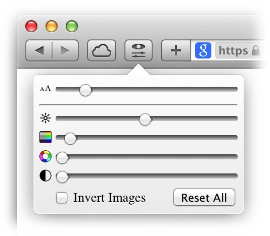 AllPagesZoom Safari Extension 2.0 : Main image
