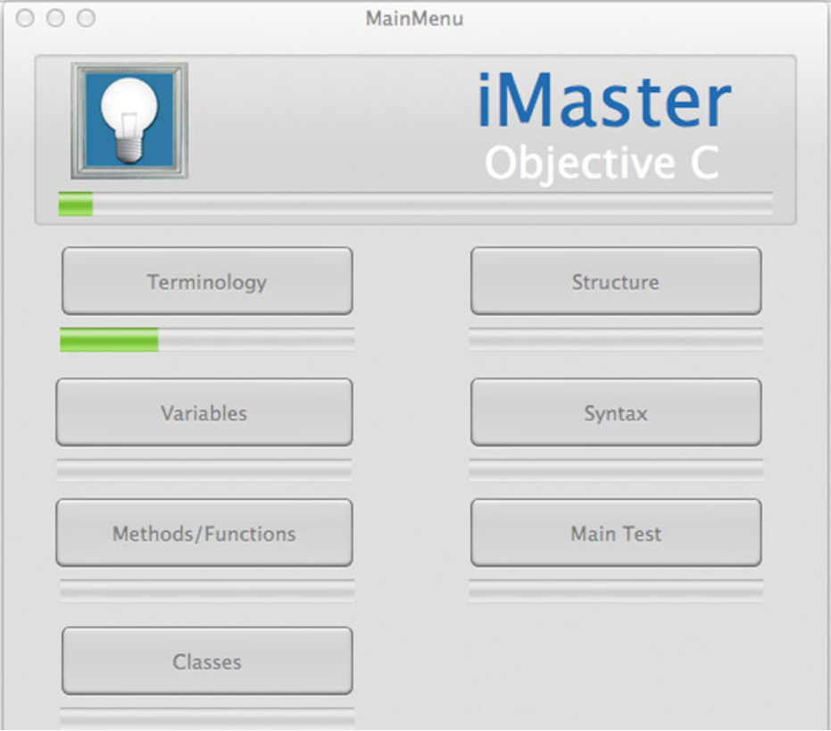 iMaster Objective C 1.0 : Main image