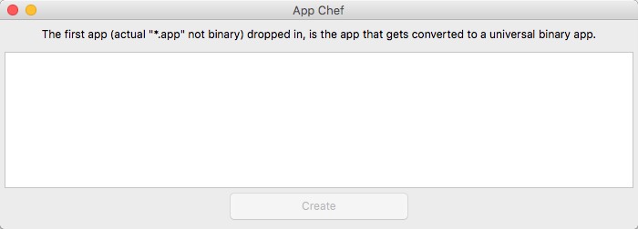 App Chef 1.1 : Main Window