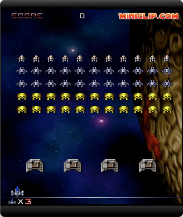 Space Invaders Retro 3.0 : Main Window