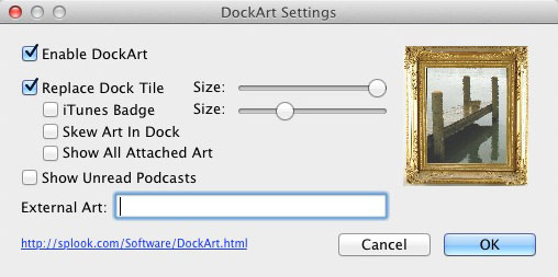 DockArt 2.2 : Main Window
