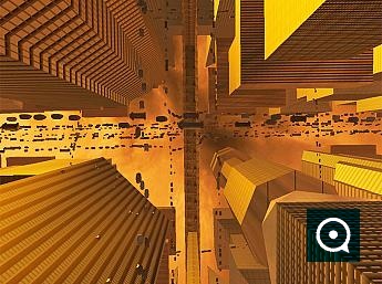 Future City 3D Screensaver 1.0 : Future City 3D for Mac OS X larger image