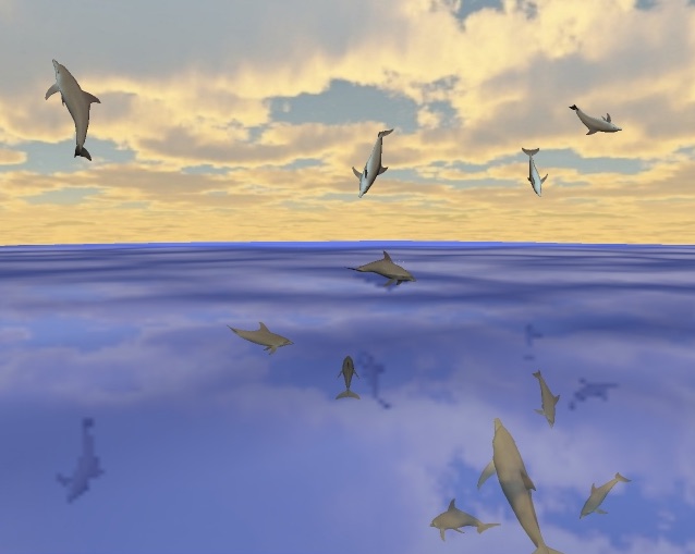 Desktop Dolphins 3D Screen Saver 1.1 : Main window