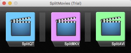 SplitMovies 1.0 : Main Window