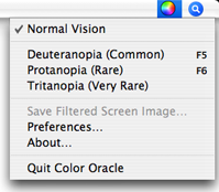 Color Oracle 1.1 : Main window