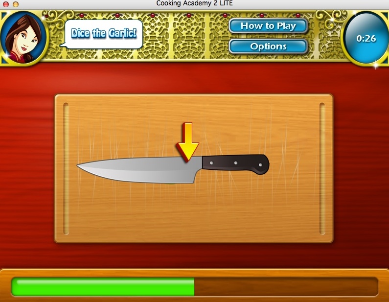 Cooking Academy 2 : Gameplay Window