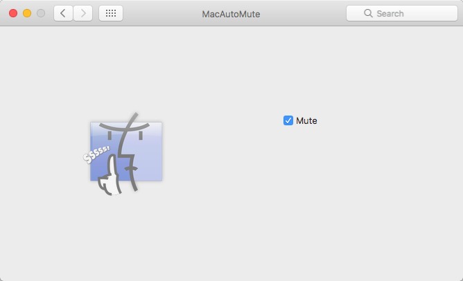 MacAutoMute 1.0 : Main Window