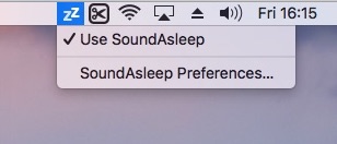 SoundAsleep 1.0 : Main window