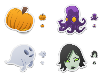 Spooky Stickers 1.0 : Main Window