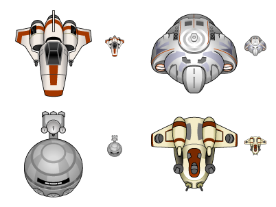 Baby Spaceship Icons 1.0 : Main Window