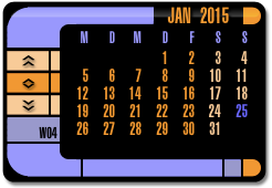 TNG Calendar Widget 1.8 : Main Window