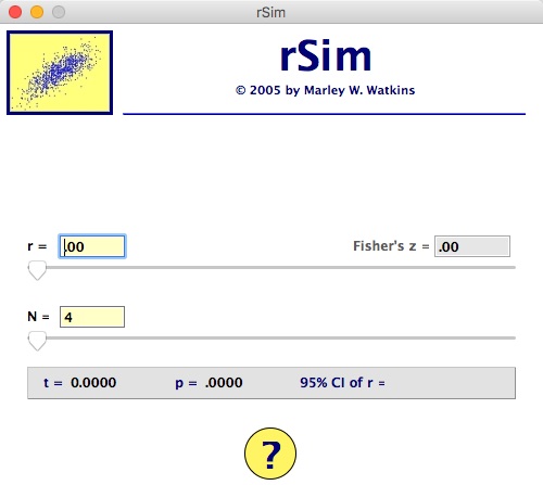 rSim 2.2 : Main window