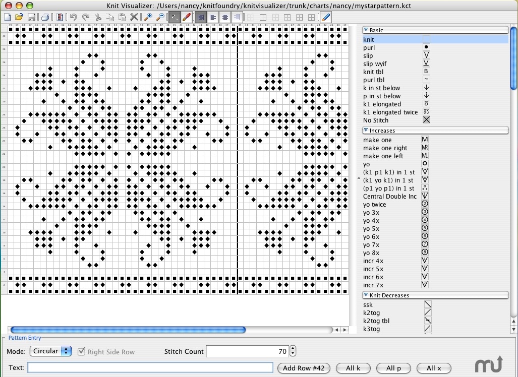 Knit Visualizer 2.1 : Main window