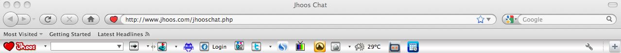Jhoos 3.5 : Main window