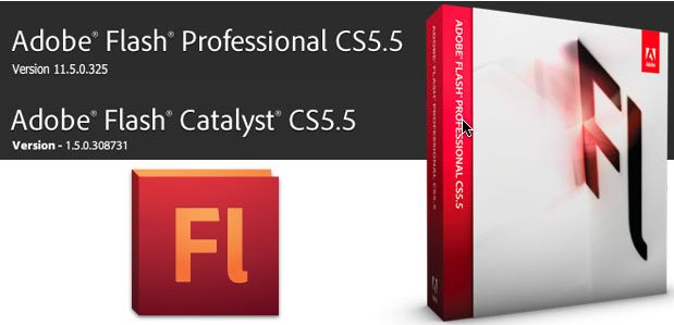 Adobe Flash CS4 Professional 11.5 : Main window