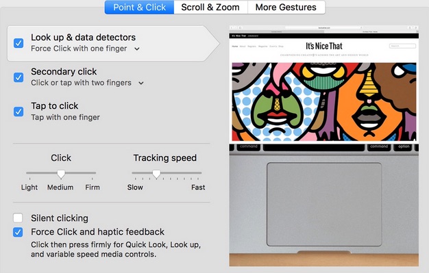 Magic Trackpad and Multi-Touch Trackpad Update 1.0 : Main window