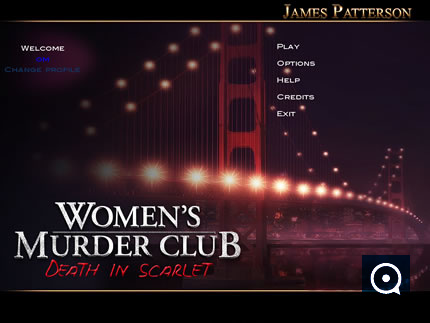 Women's Murder Club: Death in Scarlet 1.0 : Main window