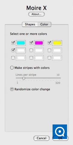 Moire X 4.0 : Another screenshot of preferences