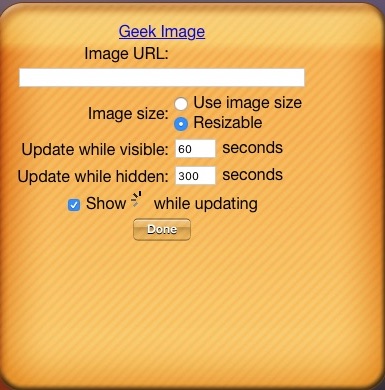 Geek Image 0.3 : Main window
