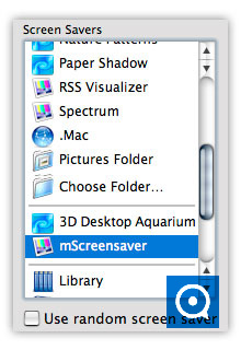 Minimal Screensaver 1.0 : screen saver system preference