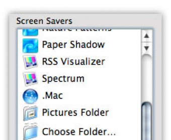 screen saver system preference