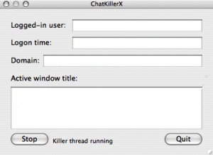 ChatKillerX 2.1 : Main window