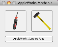 AppleWorks Mechanic 2.0 : Main Window