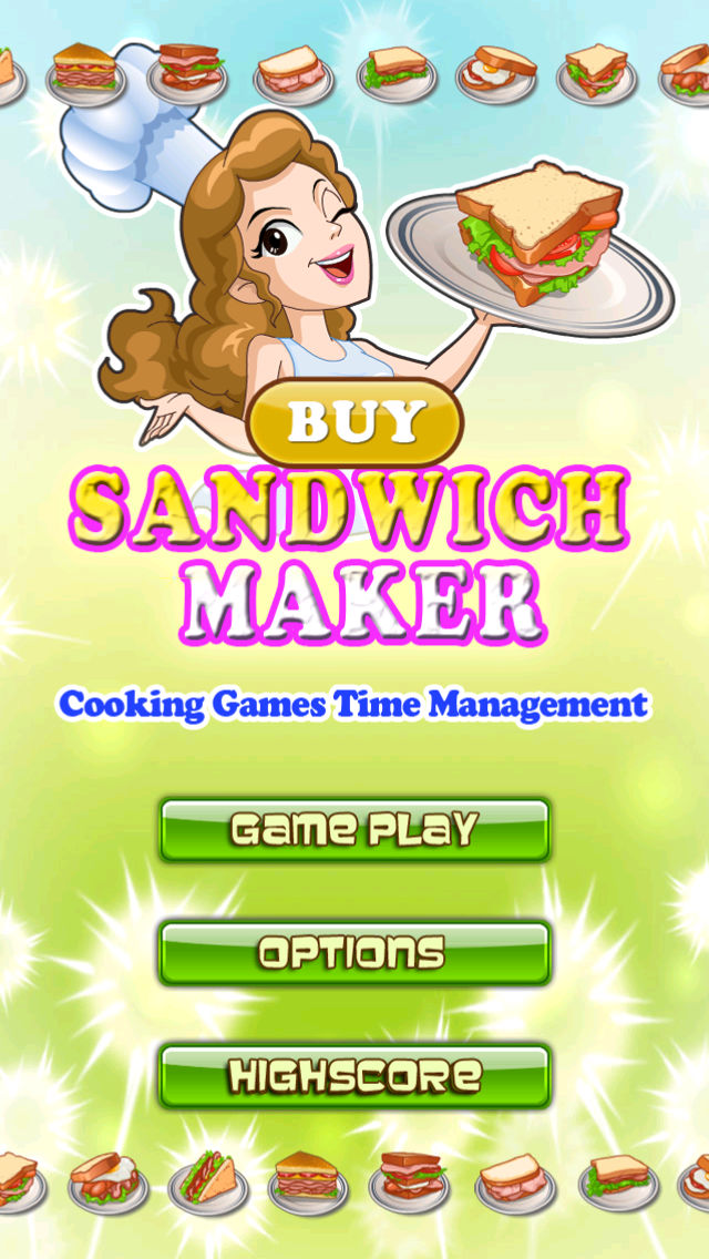 Sandwich Maker - Free 1.0 : Main Window