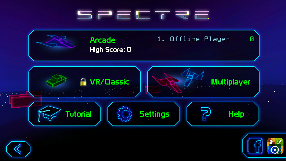 Spectre 3D Lite 1.1 : Main window