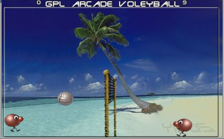 GPL Arcade Volleyball 0.9 : Main Window