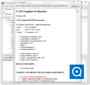 CAM XML Editor 2.4 : Main window