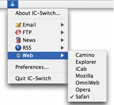 IC-Switch 1.5 beta : Main window