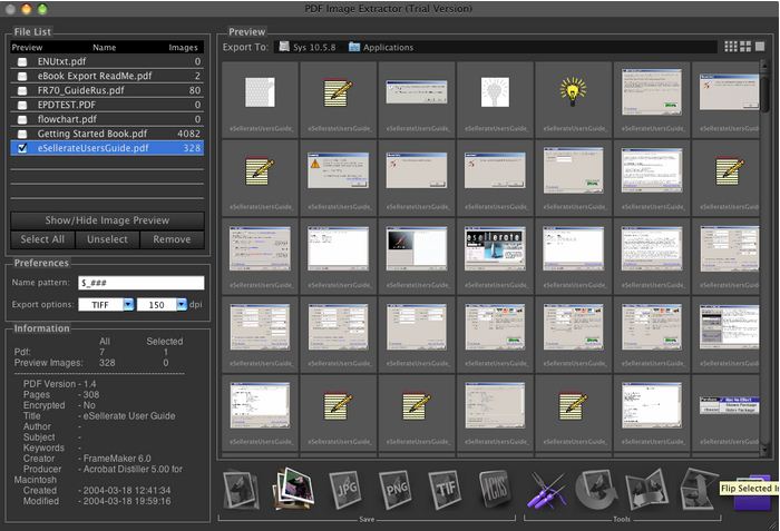 PDF Image Extractor Pro 2.0 : General view