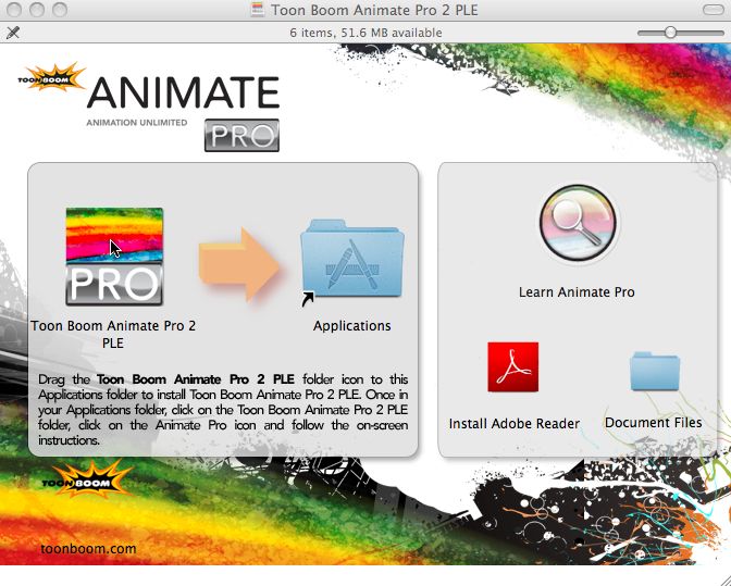 Toon Boom Animate Pro 2 PLE 2.0 : Main window