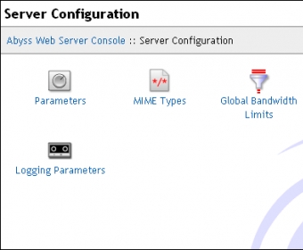Server Configuration Dialog