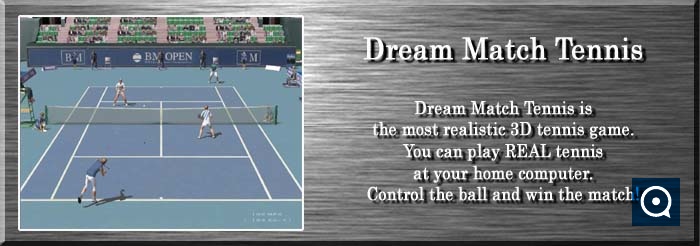 Dream Match Tennis Online 2.3 : Main window