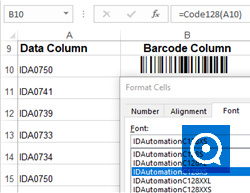 IDAutomation Code39 Barcode Font 13.0 : Code 128 Barcode Font Package