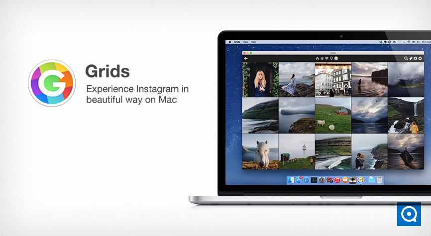 Grids for Instagram - A Beautiful Way to Experience Instagram 2.1 : Main window