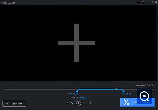 Adoreshare Quick Video Cutter 1.0 : Main window