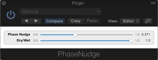 PhaseNudge 1.0 : Main window