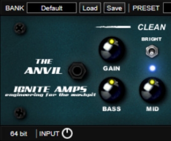 The Anvil plug-in GUI