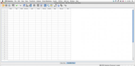 how to highlight column in spss on mac