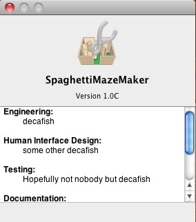 SpaghettiMazeMaker 1.0 : About