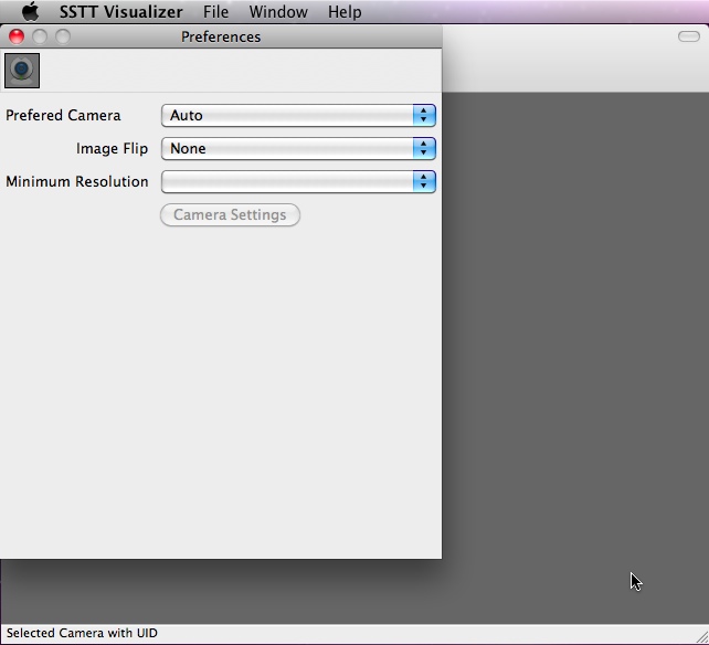SSTT Visualizer 2.0 : Main window