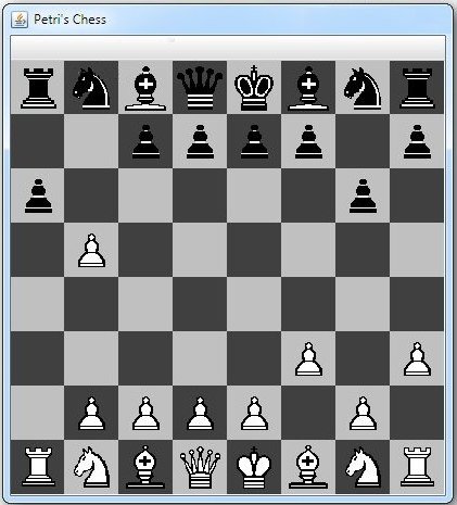 Petri's Chess 1.0 : Main window