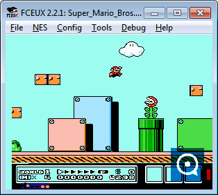 FCE Ultra 2.1 : Super Mario Bros 3 in FCEUX