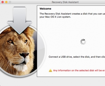 create lion recovery disk assistant on windows